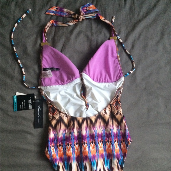 Kenneth Cole Multicolored One Piece - Picture 3 of 4